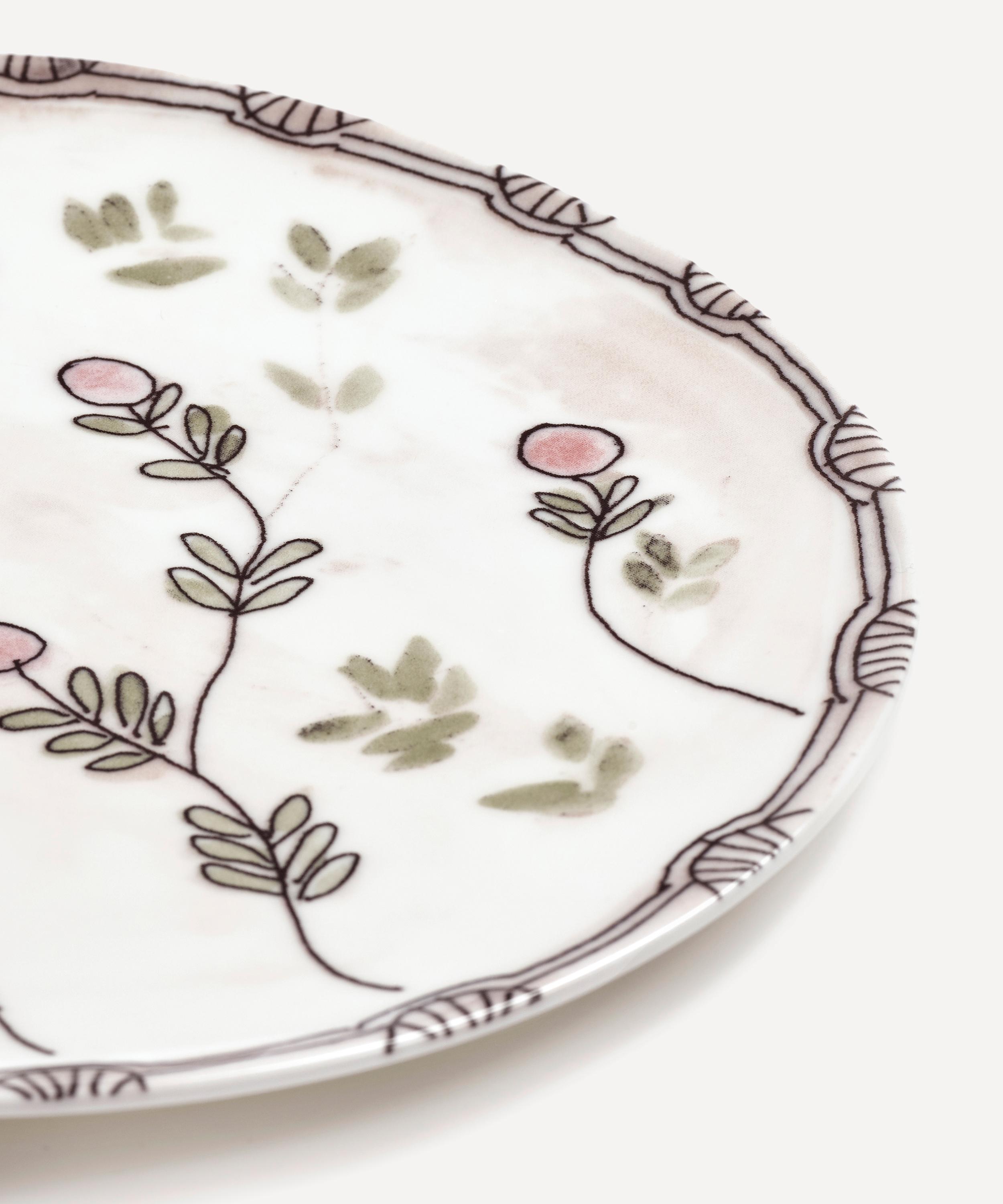 Serax - x Marni Mirtillo Nude Midnight Flowers Large Plate image number 2
