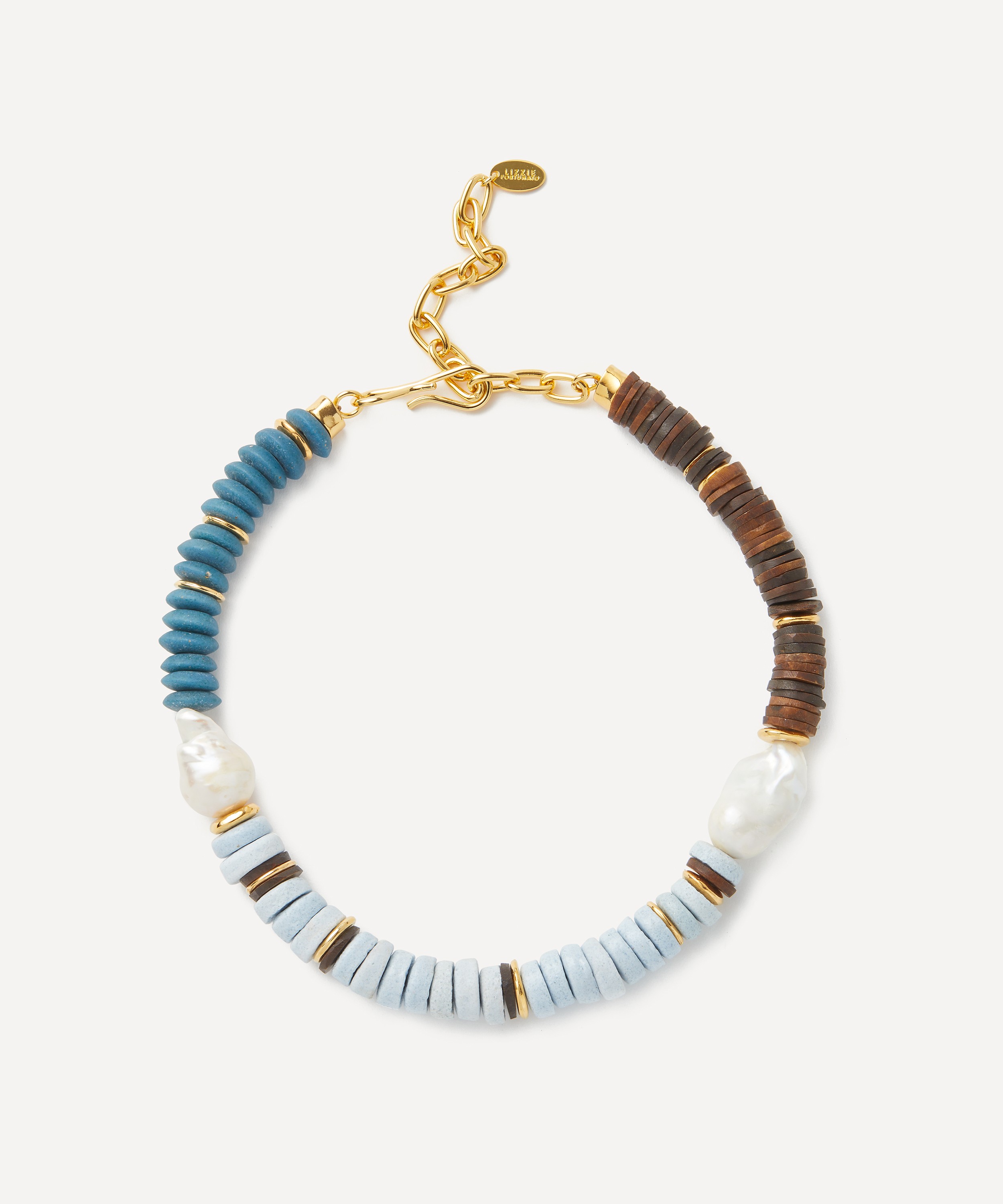 Rose Gold Textured Link Chain Extender 2' | Women's Designer Jewelry by Monica Vinader
