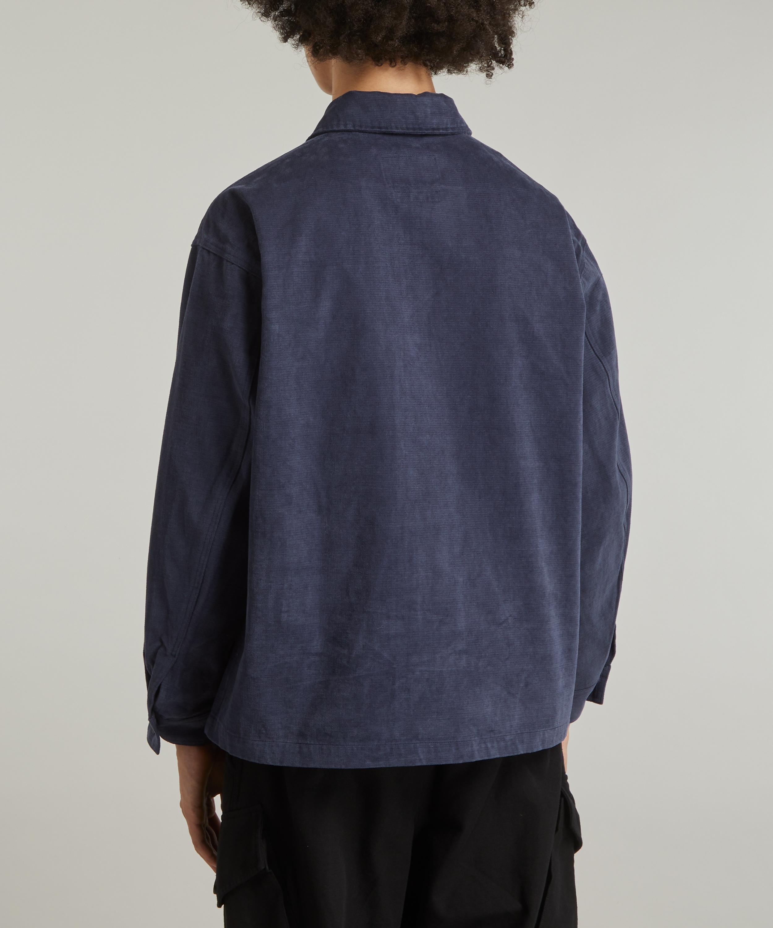 French Cotton Twill Chore Jacket Navy Blue – Wolf Clothing Collective Ltd