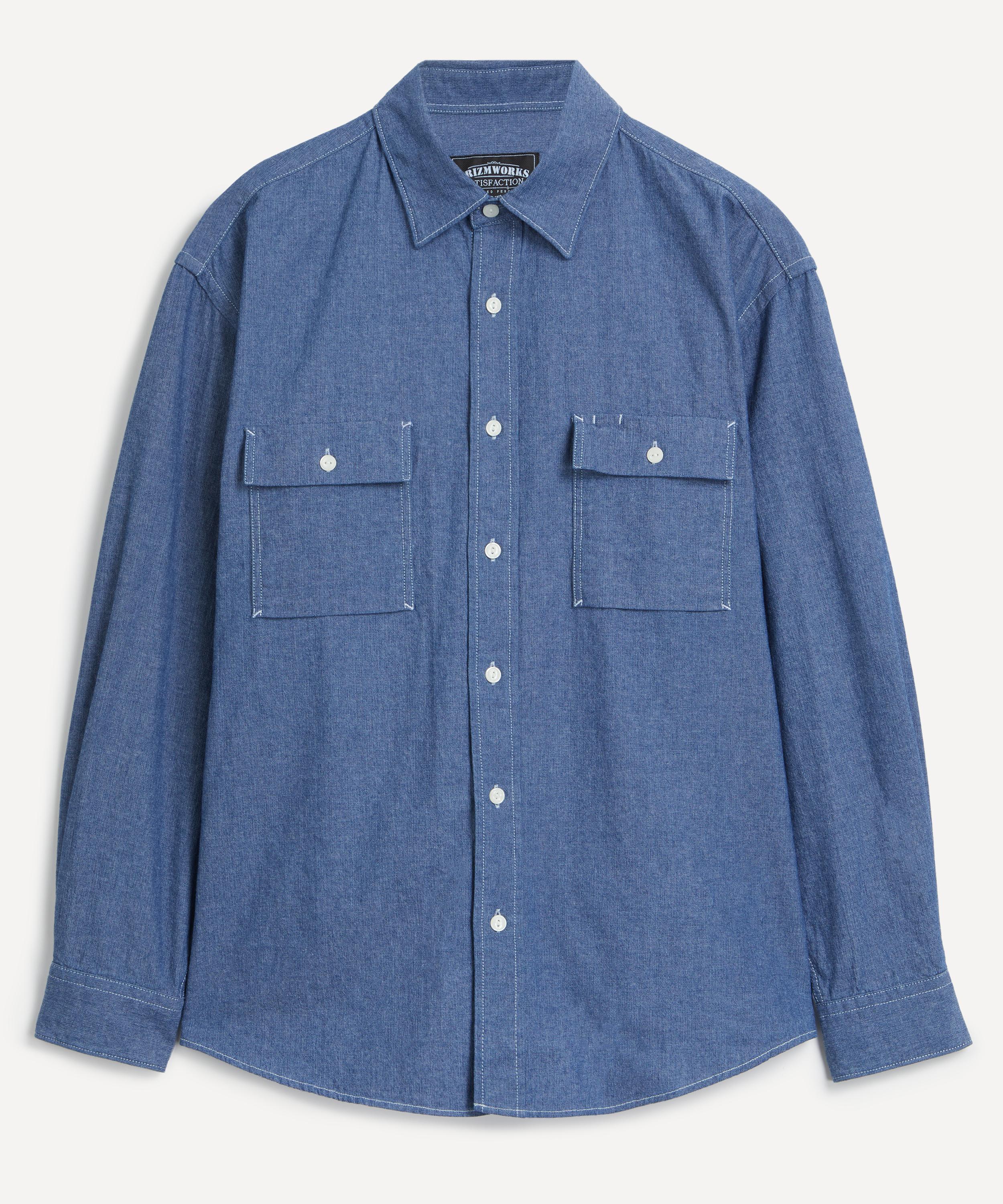 FrizmWORKS Cigarette Pocket Chambray Shirt | Liberty