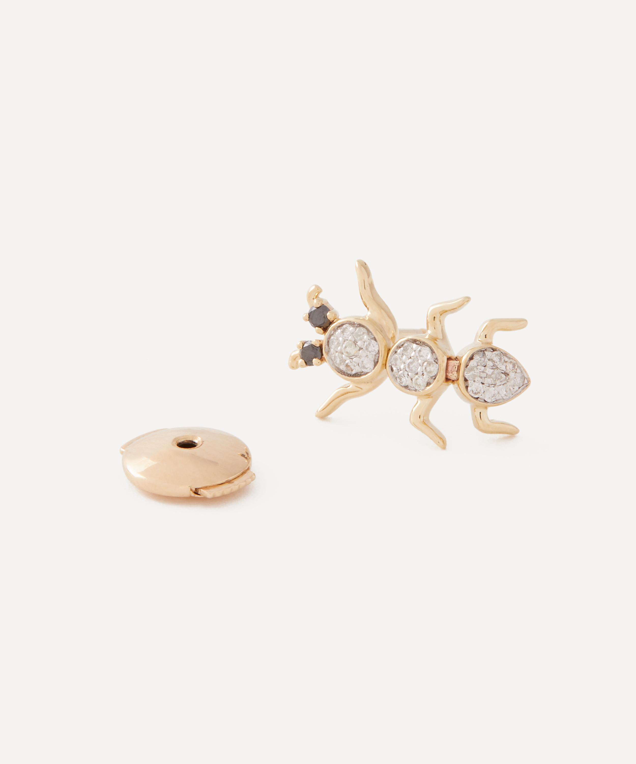Yvonne Léon - 9ct Gold Ant Stud Earring image number 1