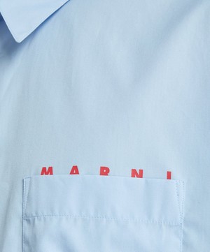 Marni - Poplin Hidden Logo Shirt image number 3