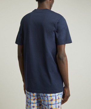 Marni - Deep Blue Patterned Marni Print T-Shirt image number 2