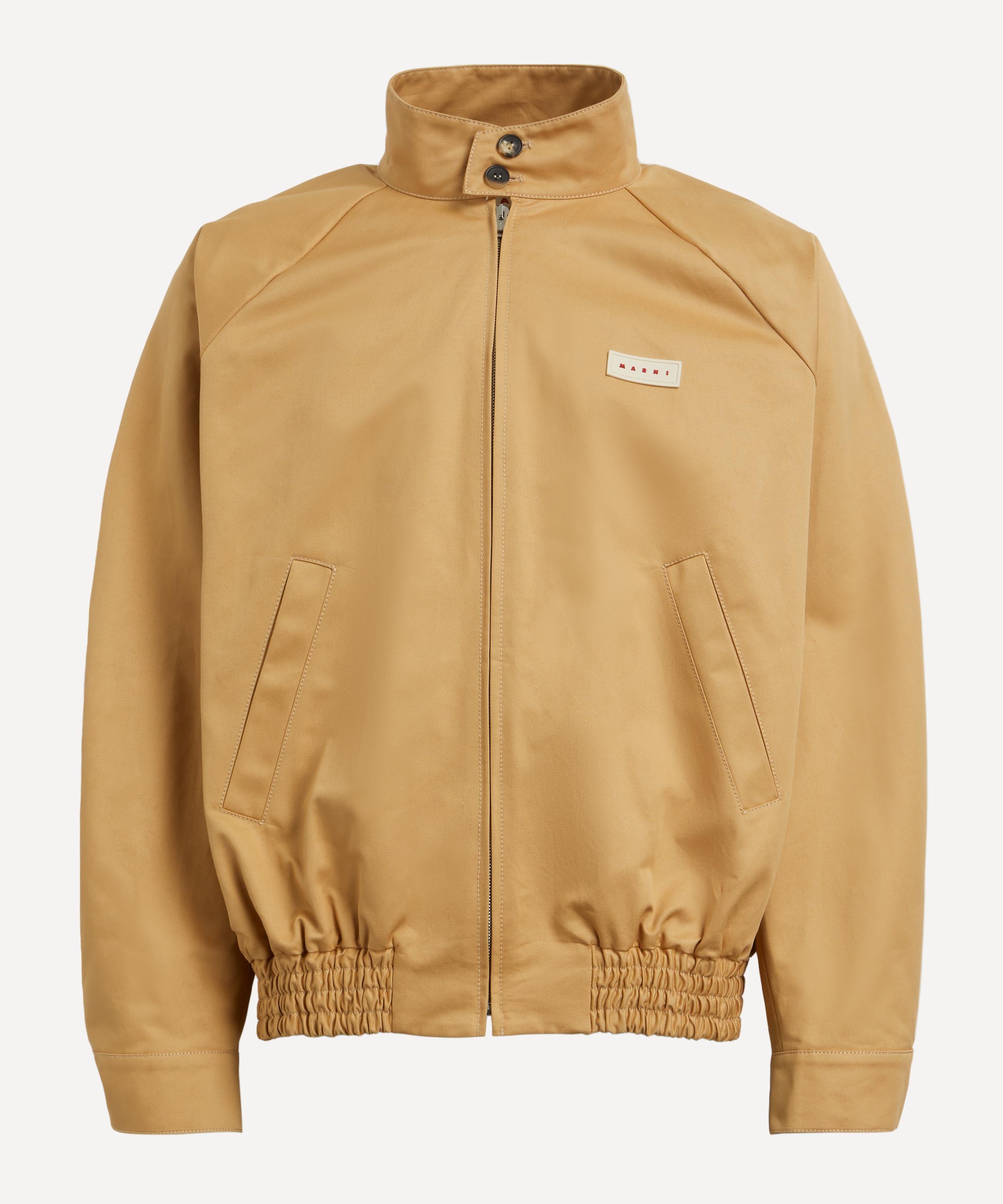 Marni Oversized Beige Bomber Jacket | Liberty