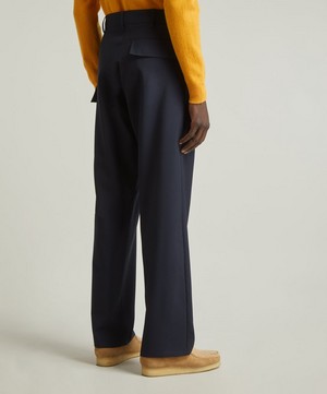Marni - Tropical Wool Cargo Trousers image number 3