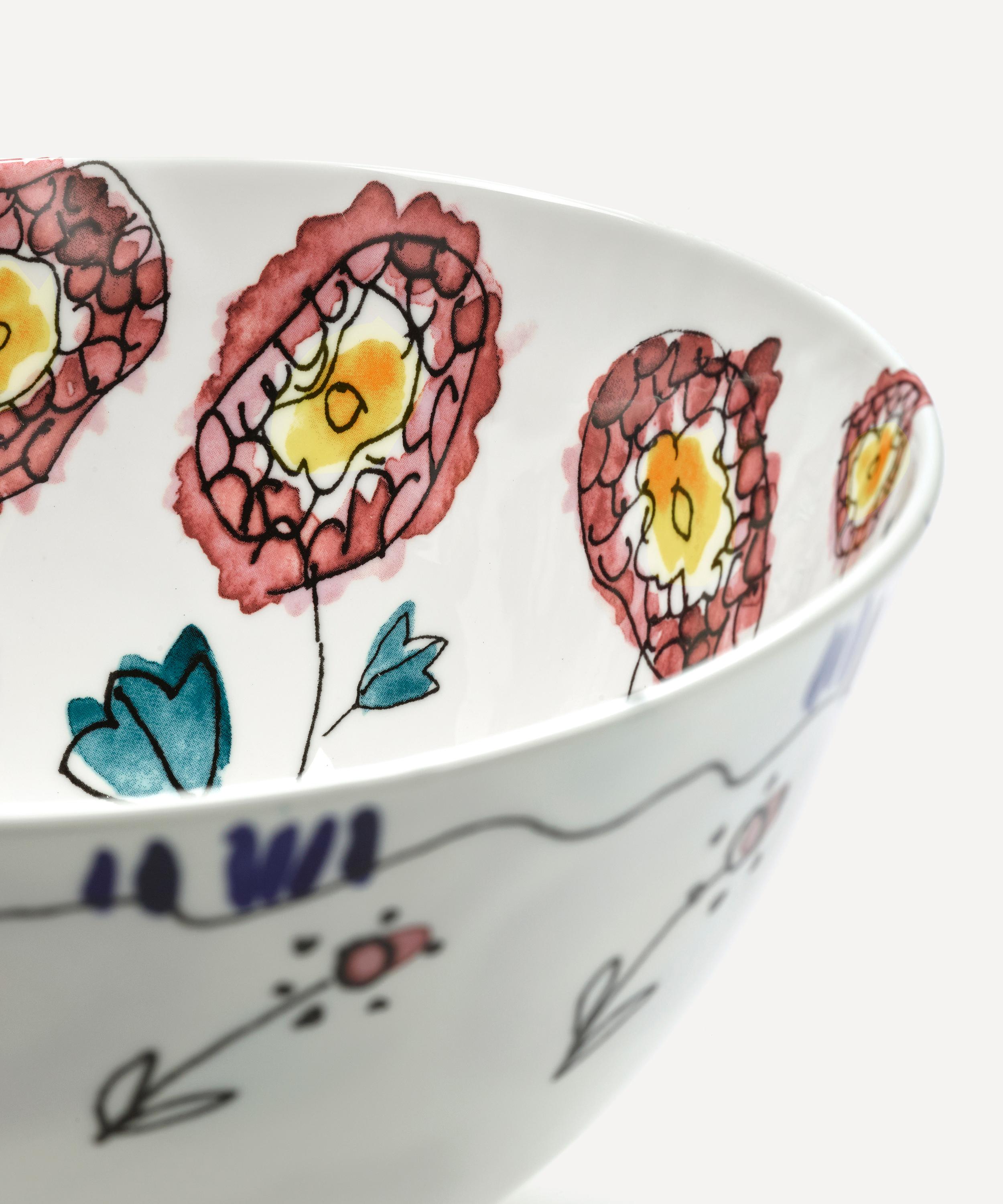 Serax - x Marni Anemone Milk Midnight Flowers Medium Bowl image number 1