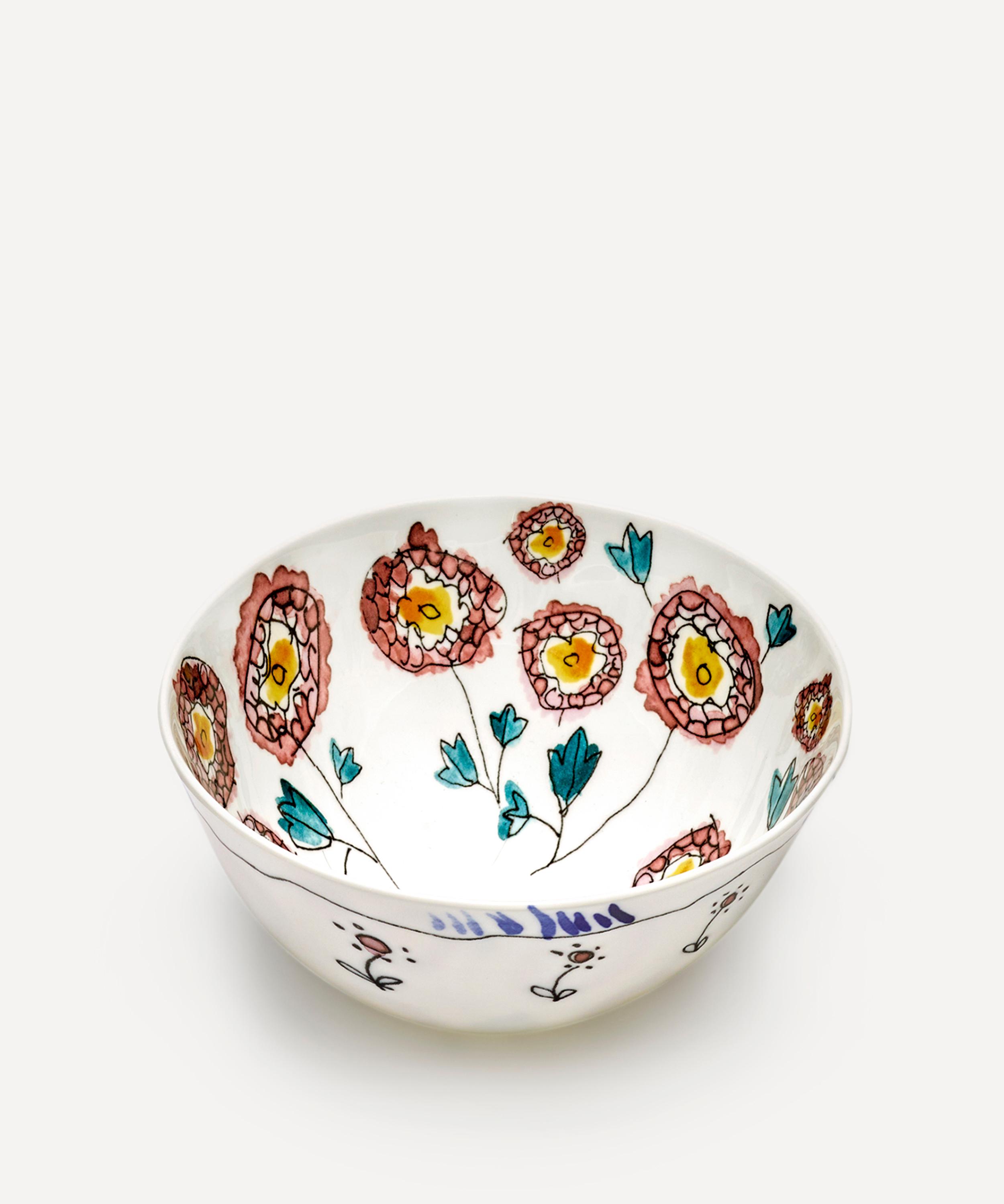 Serax - x Marni Anemone Milk Midnight Flowers Medium Bowl image number 2