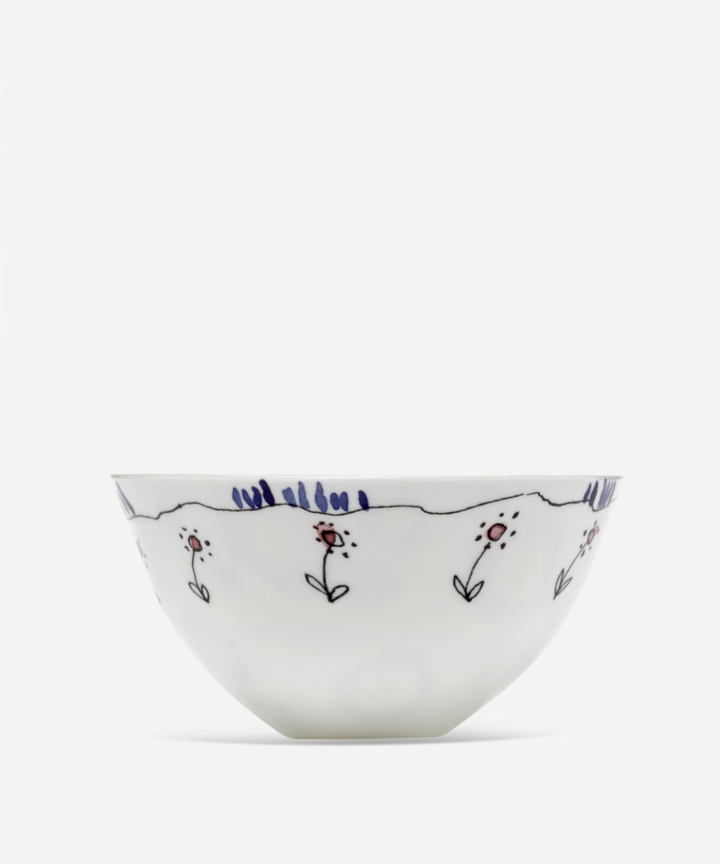 Serax - x Marni Anemone Milk Midnight Flowers Medium Bowl image number 3