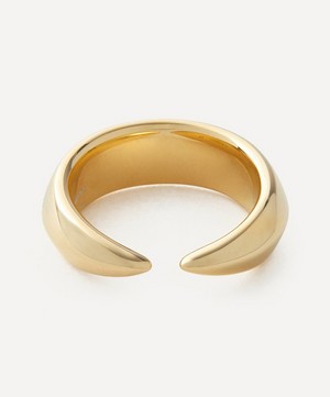Shaun Leane - 18ct Gold-Plated Vermeil Silver Arc Ring image number 0