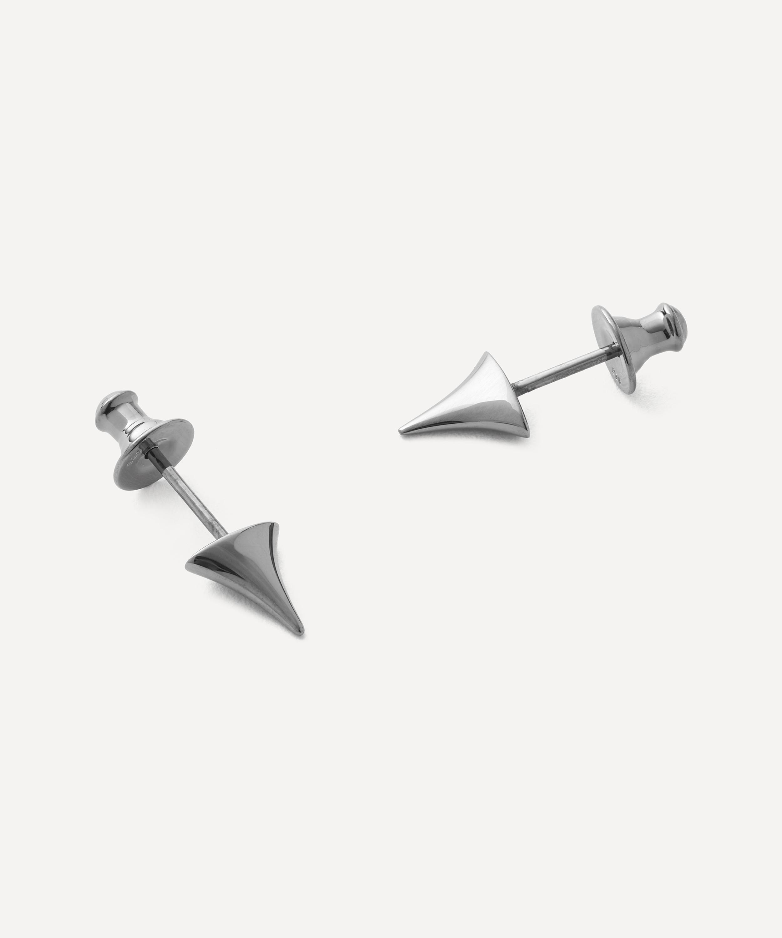 Shaun Leane - Black Rhodium-Plated Rose Thorn Stud Earrings image number 0