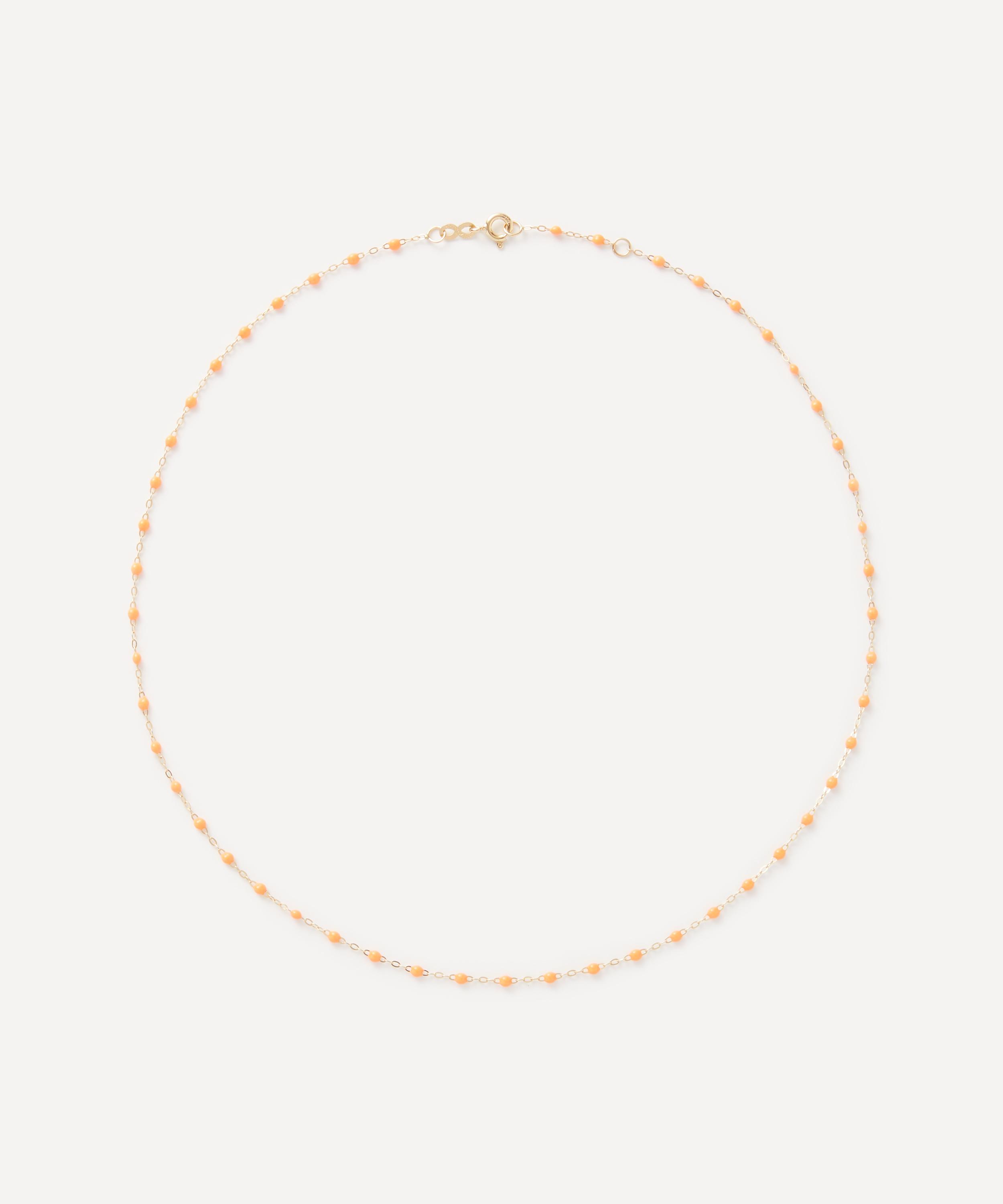 Gigi Clozeau - 18ct Gold Classic Gigi Resin Bead Necklace image number 0