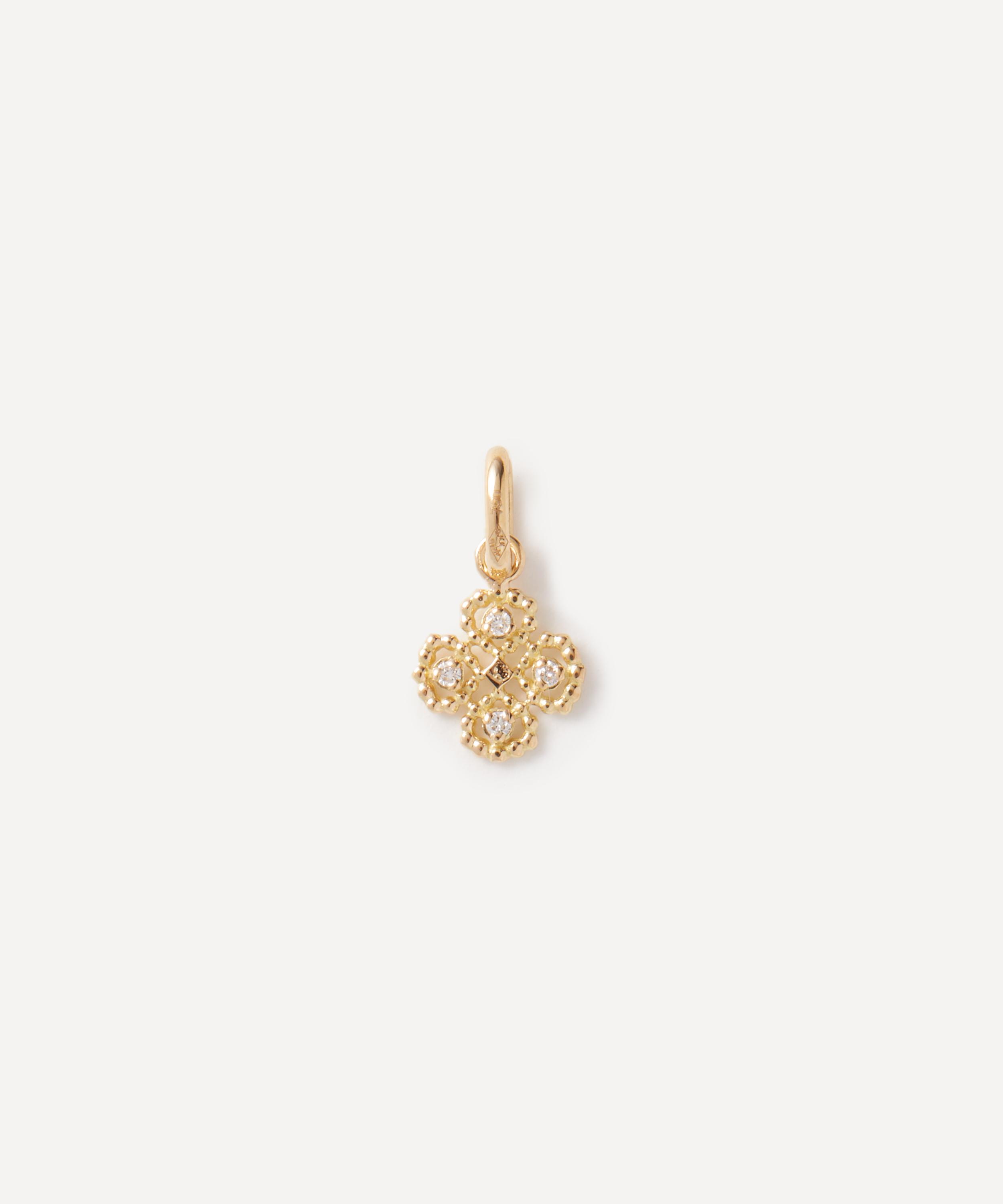 Gigi Clozeau - 18ct Gold Lucky Clover Pendant