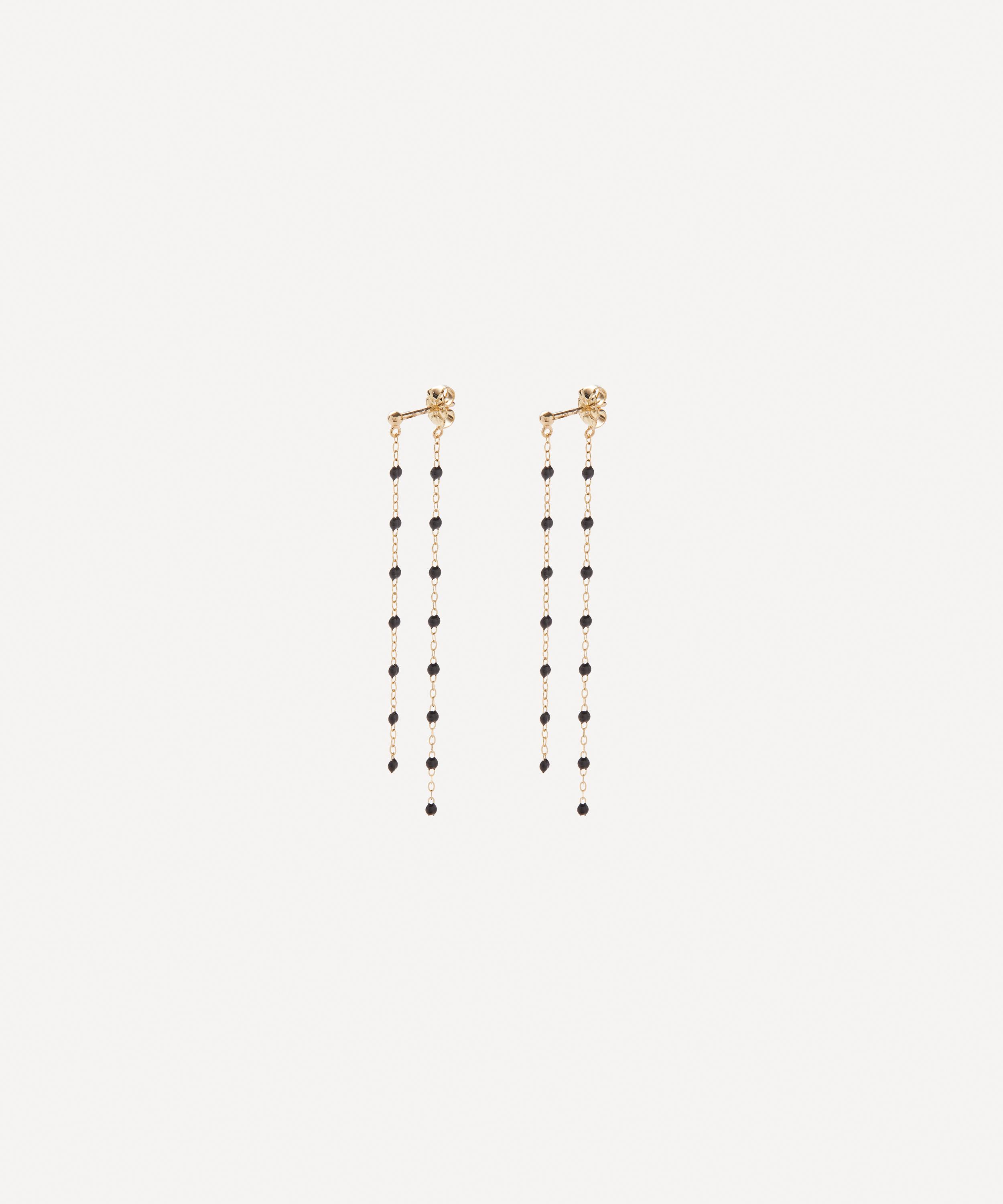 Gigi Clozeau - 18ct Gold Classic Gigi Dangling Resin Drop Earrings