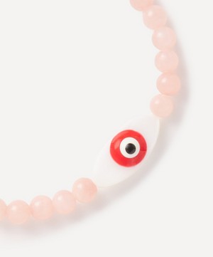 AURUM + GREY - Good Vibes Evil Eye Beaded Bracelet image number 1