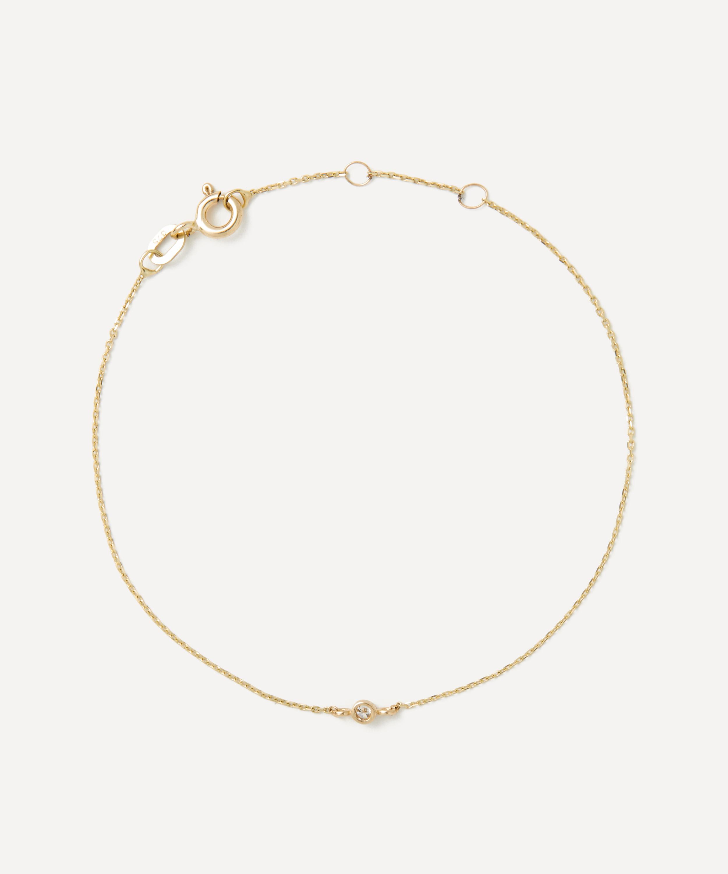 AURUM + GREY - 9ct Gold Forever 2mm Diamond Bracelet image number 0
