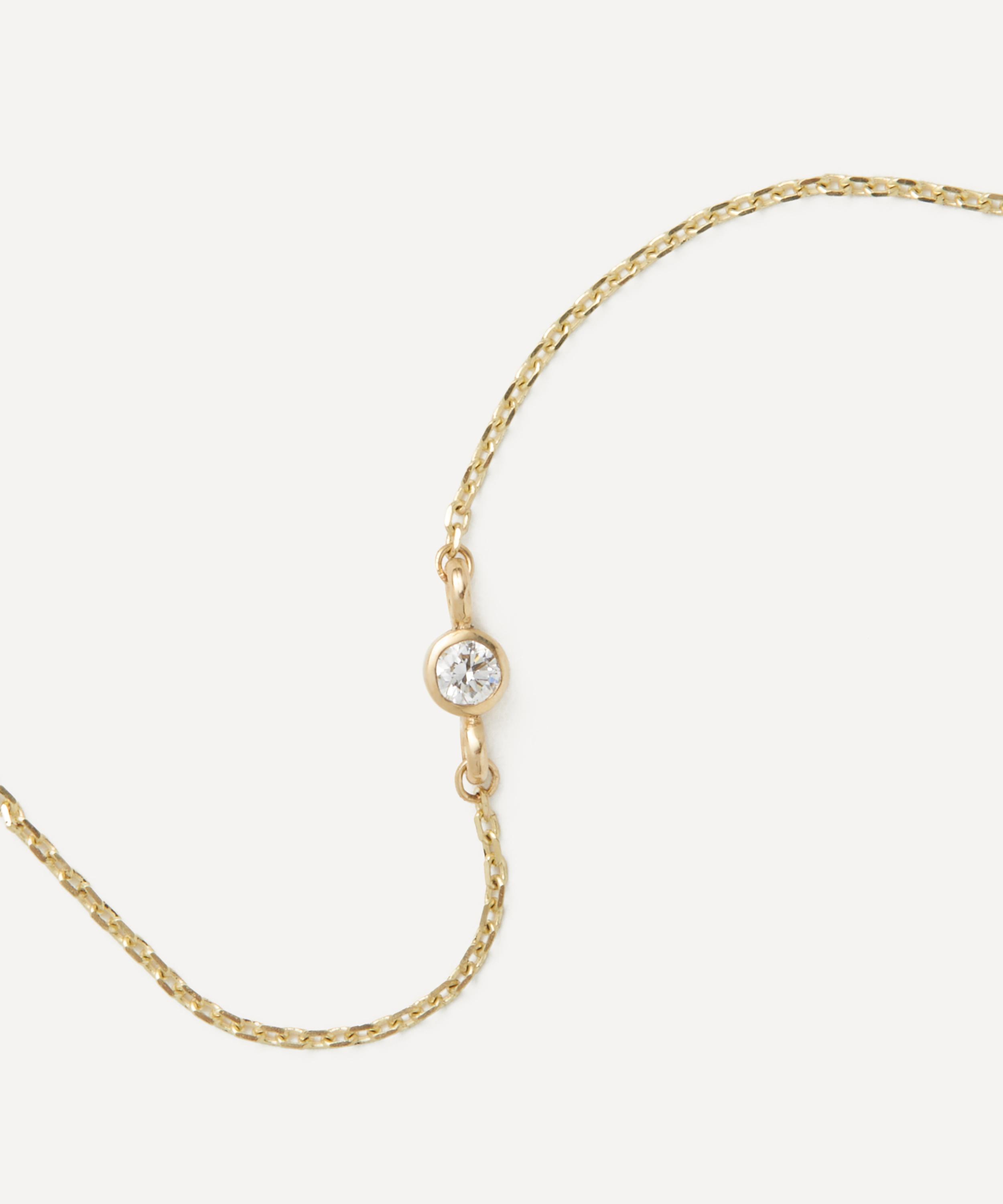 AURUM + GREY - 9ct Gold Forever 2mm Diamond Bracelet image number 1