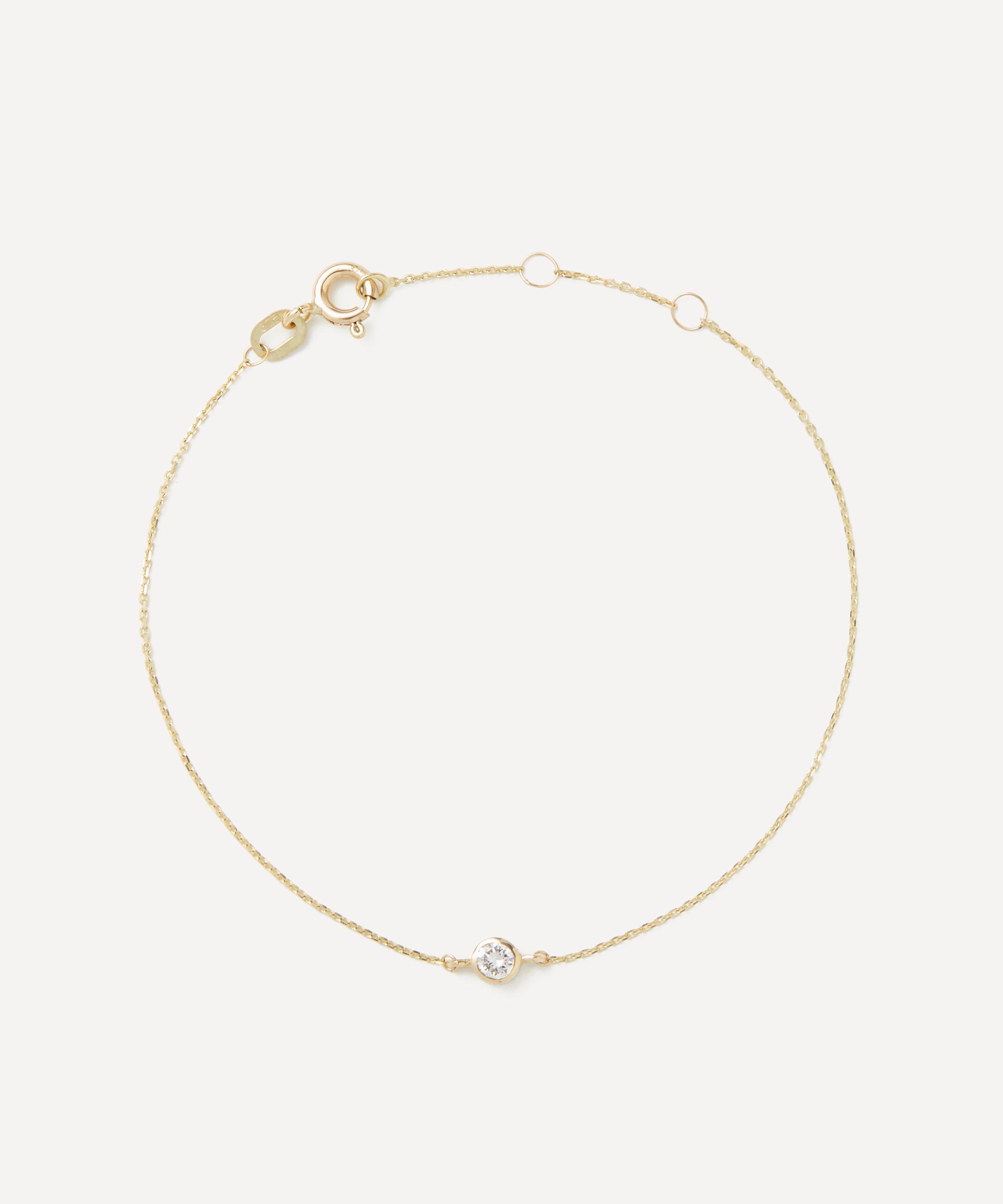 AURUM + GREY - 9ct Gold Forever 3mm Diamond Bracelet image number 0