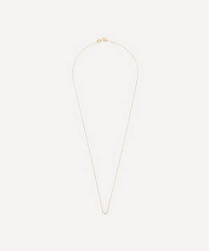 AURUM + GREY - 9ct Gold Forever Connect Diamond Solitaire Necklace image number 0