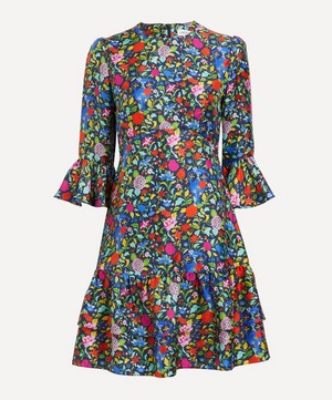 Liberty - Garden of Adonis Gala Short Silk Dress image number 0