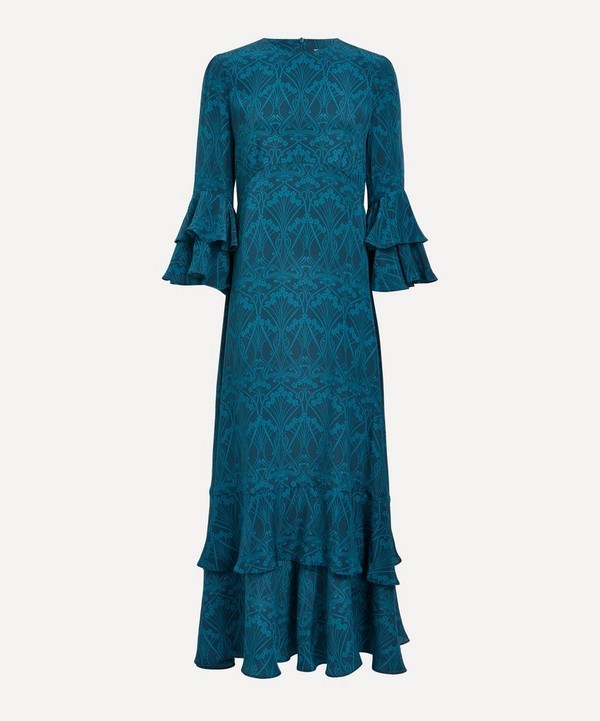 Liberty - Nouveau Ianthe Gala Silk Dress image number null