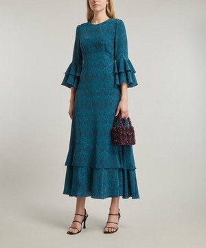 Liberty - Nouveau Ianthe Gala Silk Dress image number 1