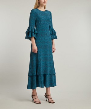 Liberty - Nouveau Ianthe Gala Silk Dress image number 2