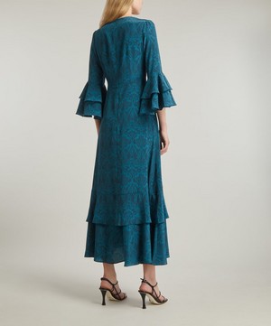 Liberty - Nouveau Ianthe Gala Silk Dress image number 3