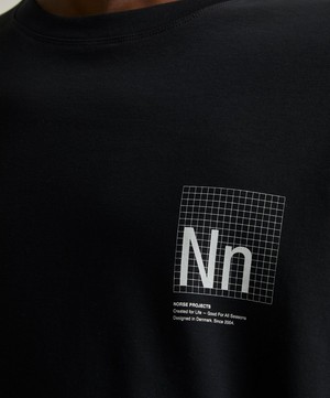 Norse Projects - Jakob Interlock NN Print T-Shirt image number 4