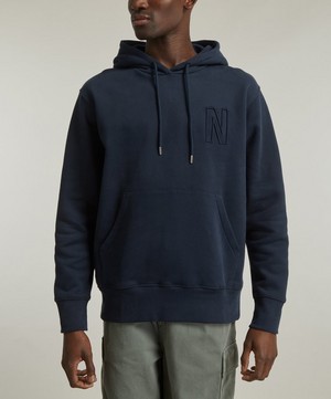 Norse Projects - Arne Logo Hoodie image number 2