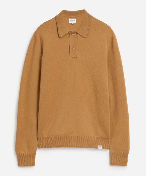 Norse Projects - Marco Merino Lambswool Knitted Polo image number null