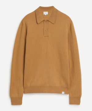 Norse Projects - Marco Merino Lambswool Knitted Polo image number 0