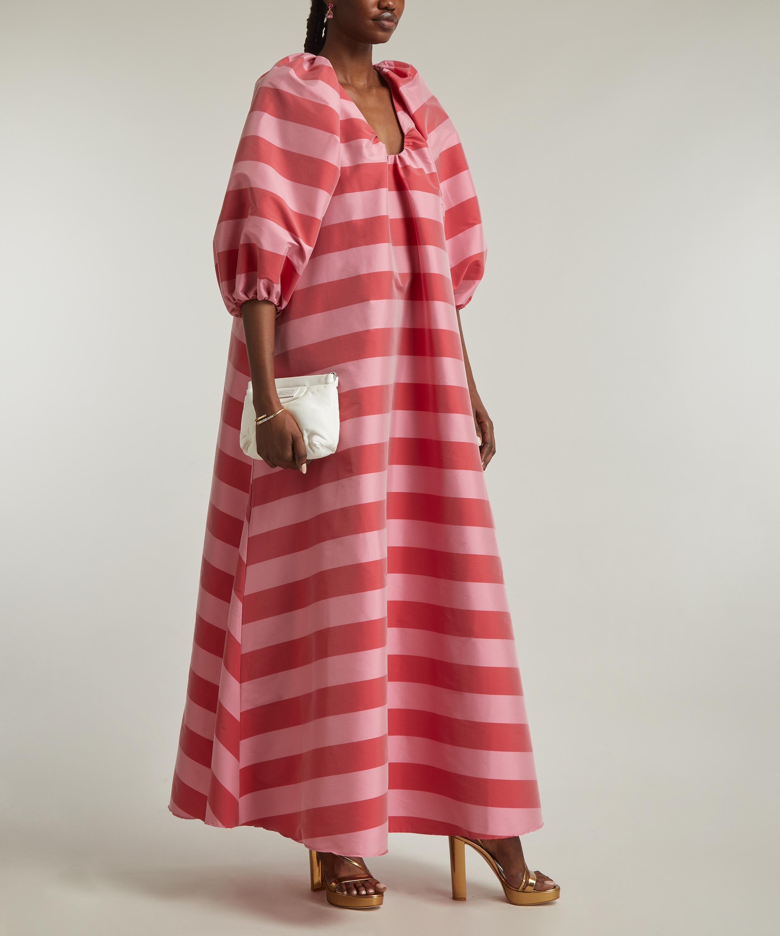 Bernadette - George Striped Taffeta Dress image number 1