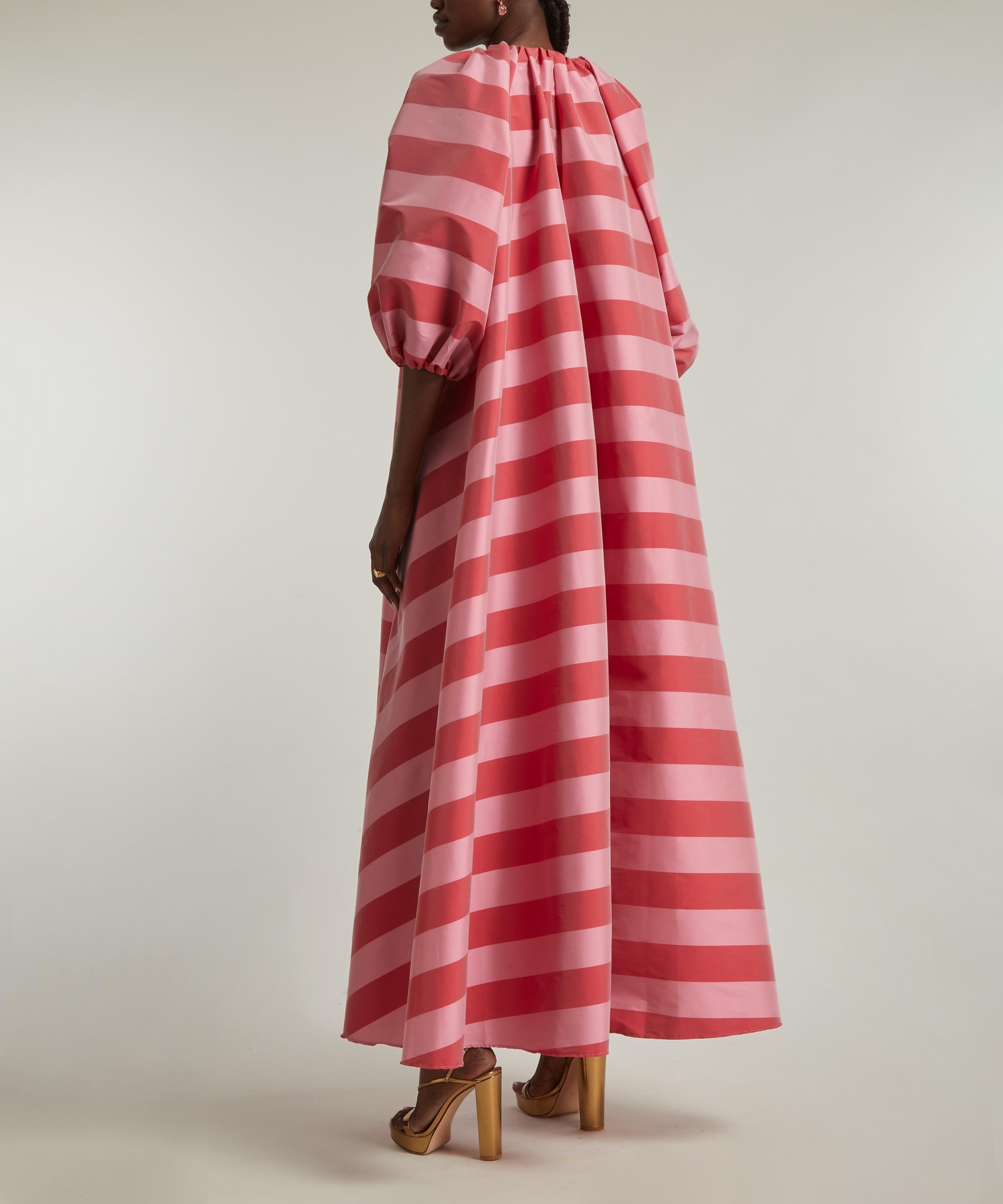 Bernadette - George Striped Taffeta Dress image number 3