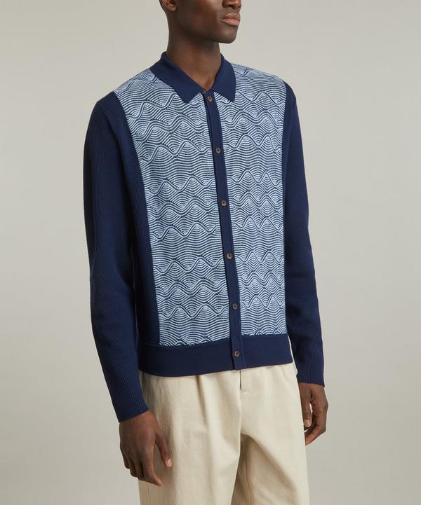 King & Tuckfield Textured Wave Cardigan | Liberty King & Tuckfield Textured Wave Cardigan | Liberty