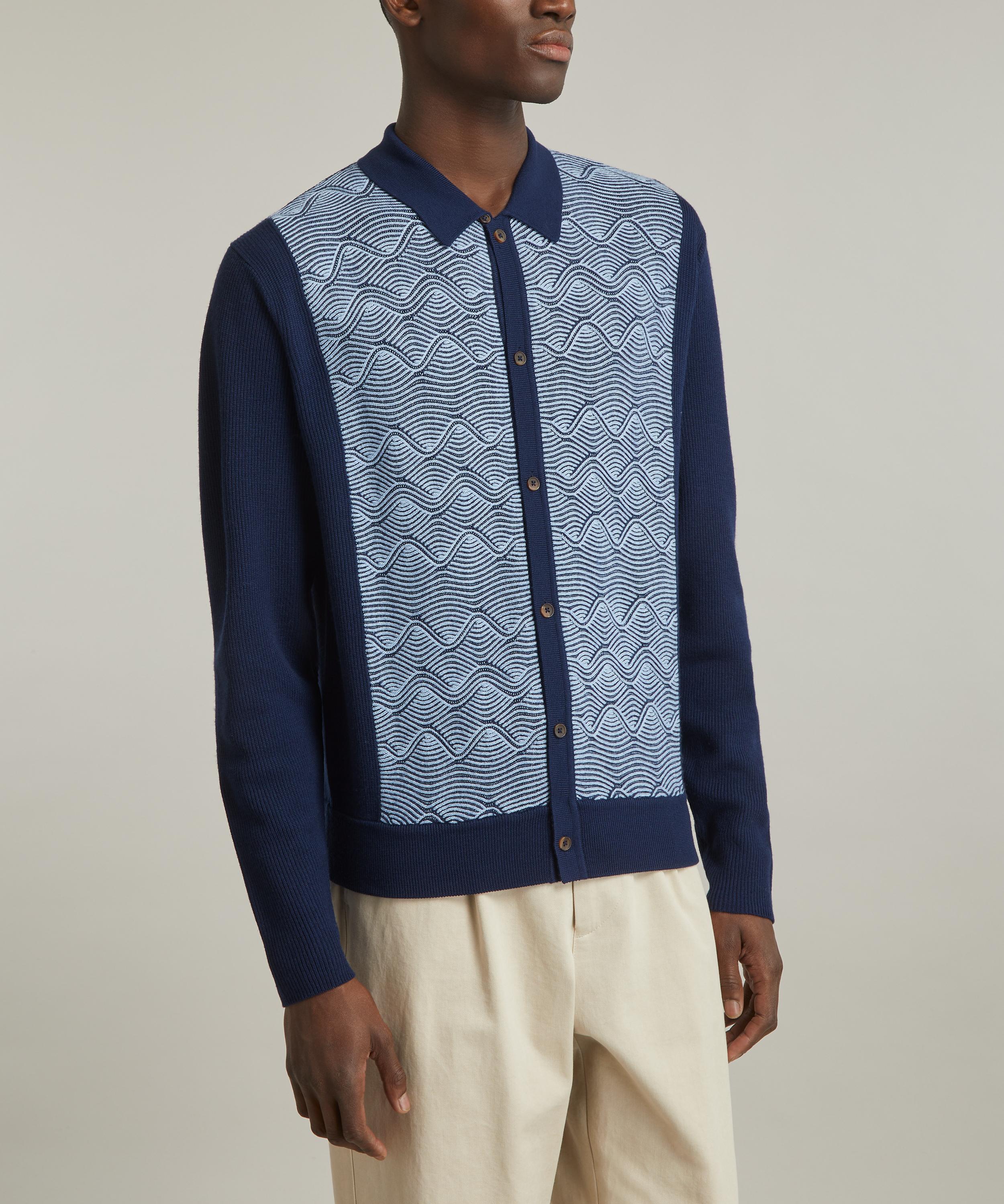 King & Tuckfield Textured Wave Cardigan | Liberty