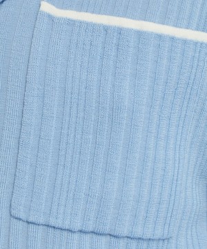 King & Tuckfield - Irregular Rib Merino Wool Shirt  image number 4