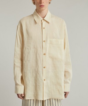 King & Tuckfield - Pocket Oversized Roll Sleeve Shirt image number 2