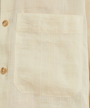 King & Tuckfield - Pocket Oversized Roll Sleeve Shirt image number 4