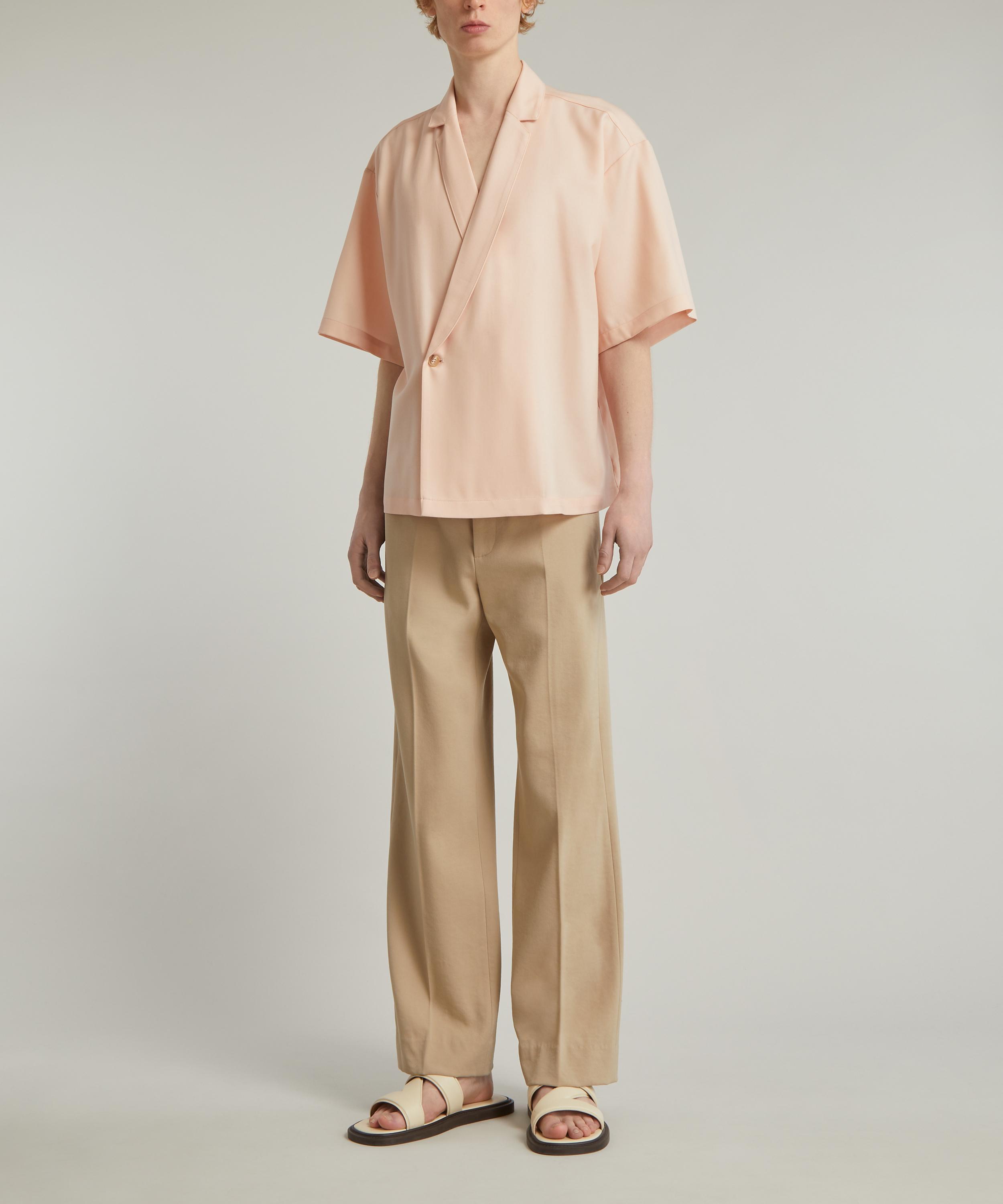 King & Tuckfield - Notch Collar Wrap Shirt image number 1