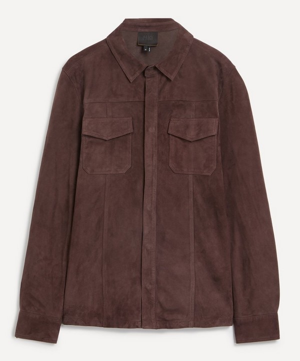 Paige - Baltimo Suede Overshirt image number null