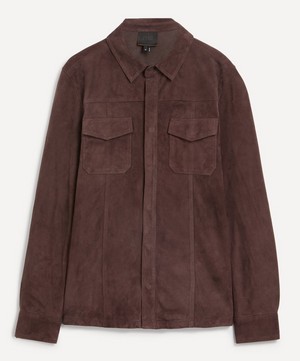 Paige - Baltimo Suede Overshirt image number 0