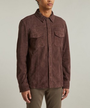 Paige - Baltimo Suede Overshirt image number 2