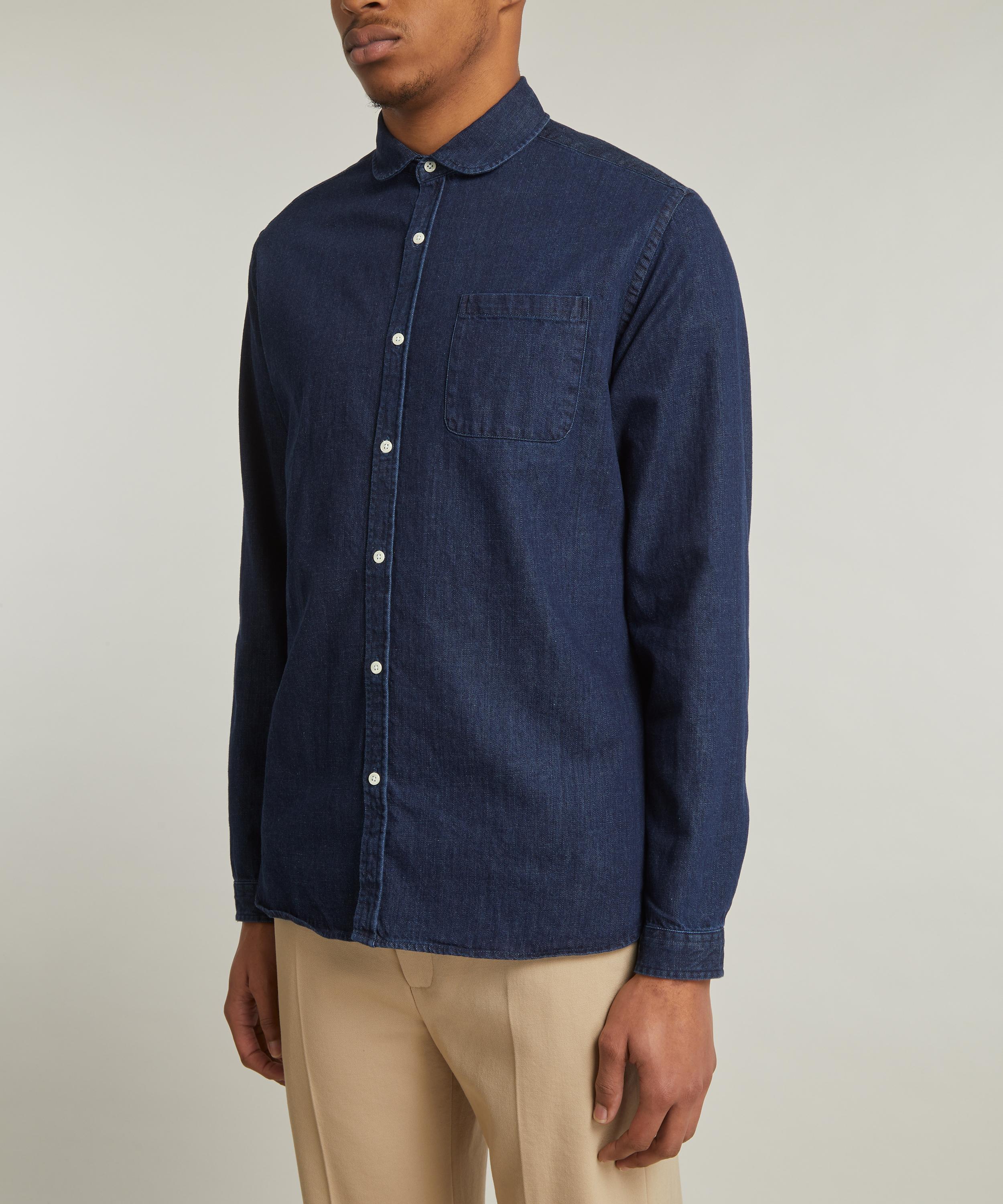 Eton denim shirt best sale