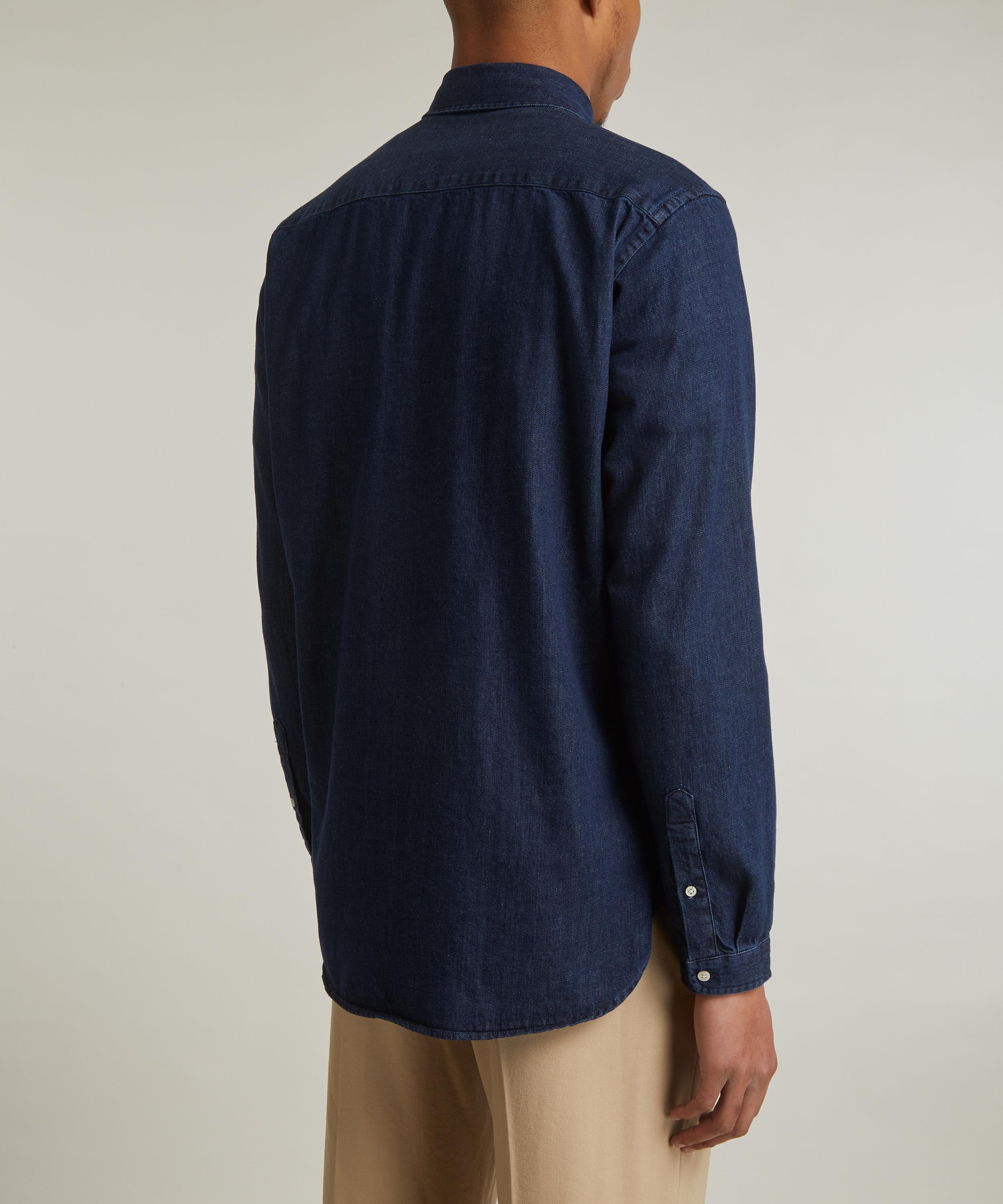 Oliver Spencer - Eton Collar Mullins Denim Shirt image number 3