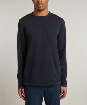 Oliver Spencer - Reversible Newport Long-Sleeve T-Shirt image number 5