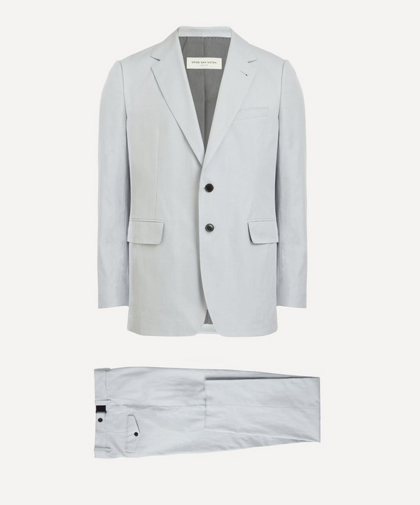 Dries Van Noten - Soft Constructed Cotton Suit image number null