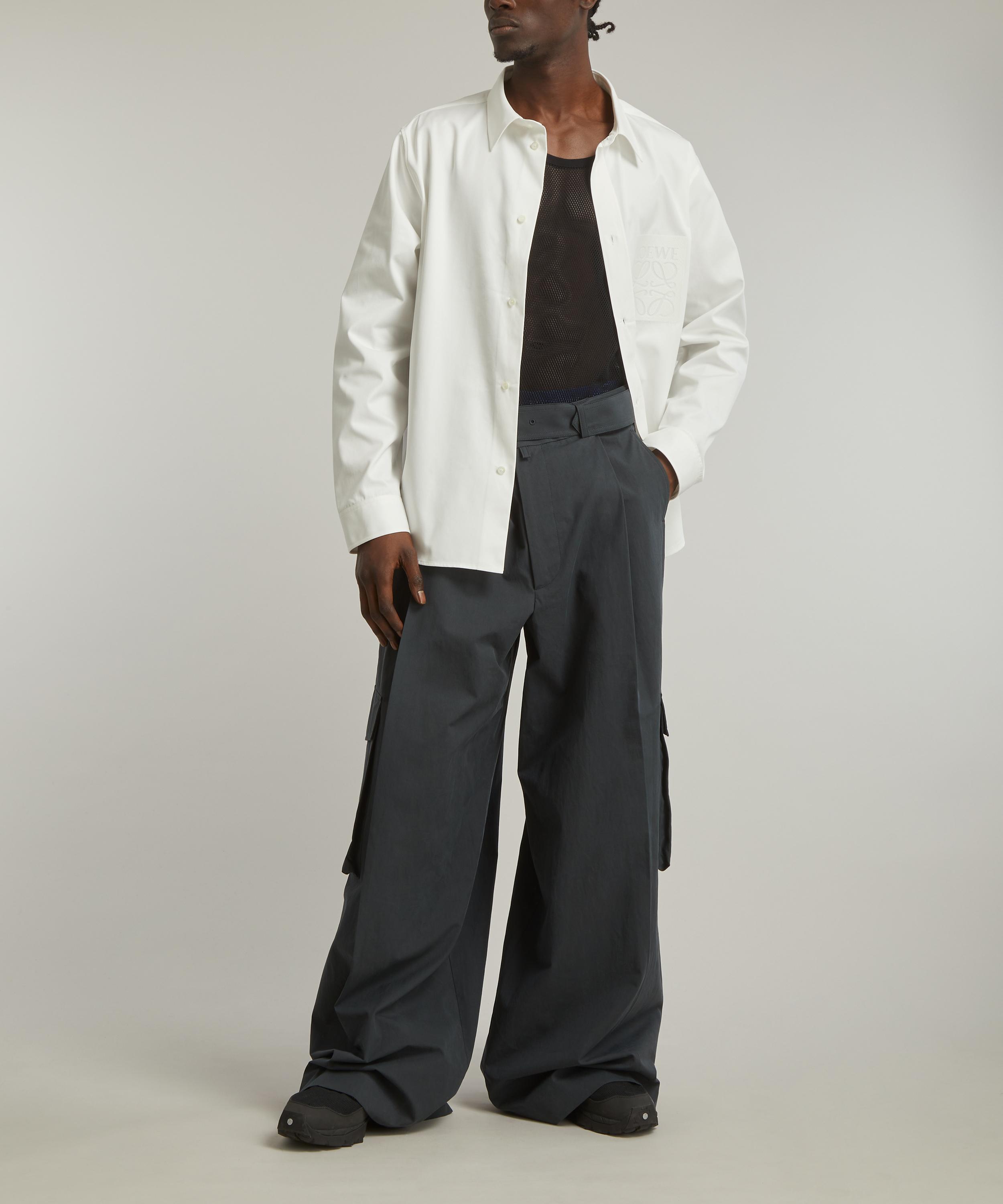 Dries Van Noten - Wide Belted Cargo Trousers image number 1