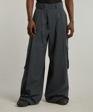 Dries Van Noten - Wide Belted Cargo Trousers image number 2