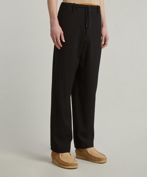 Dries Van Noten - Linen-Blend Drawstring Trousers image number 2