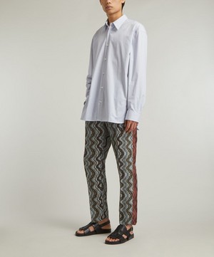 Dries Van Noten - Satin Elasticated Trousers image number 1